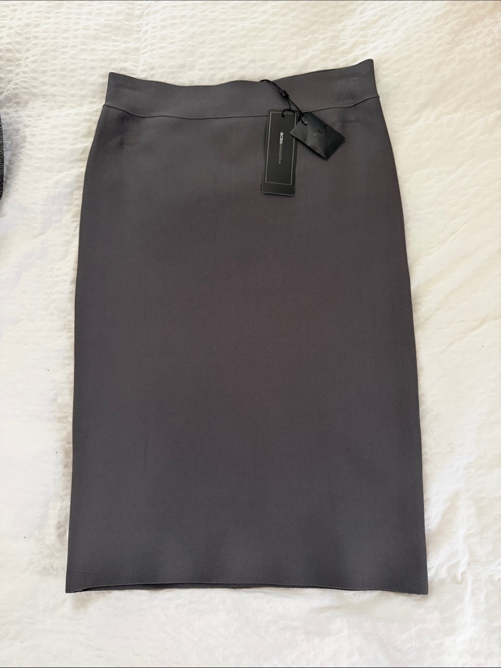 BCBGMaxAzria Nathalia Pencil Skirt in dark fatigue